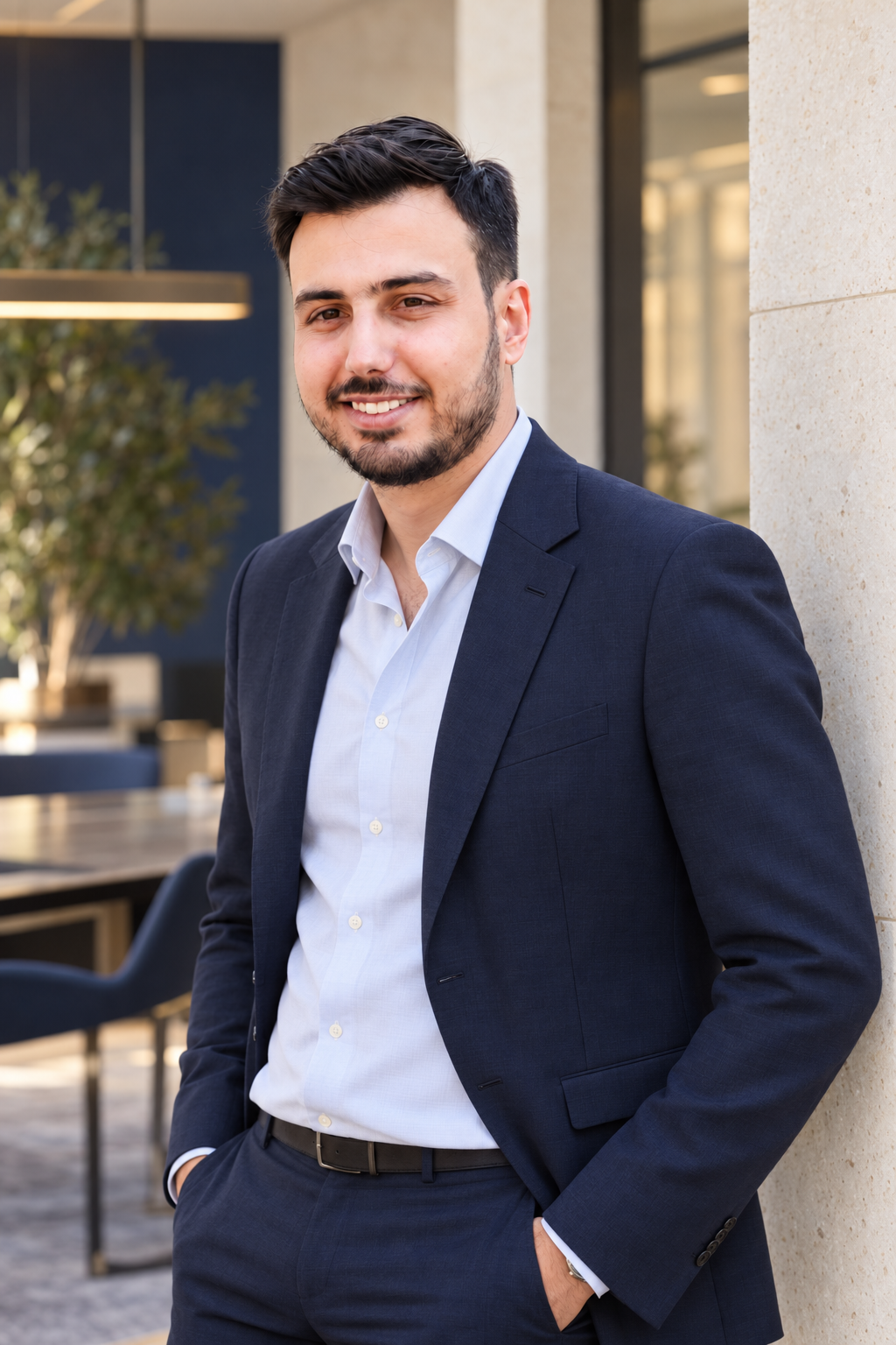 Anastasios Savvidis in a contemporary professional setting